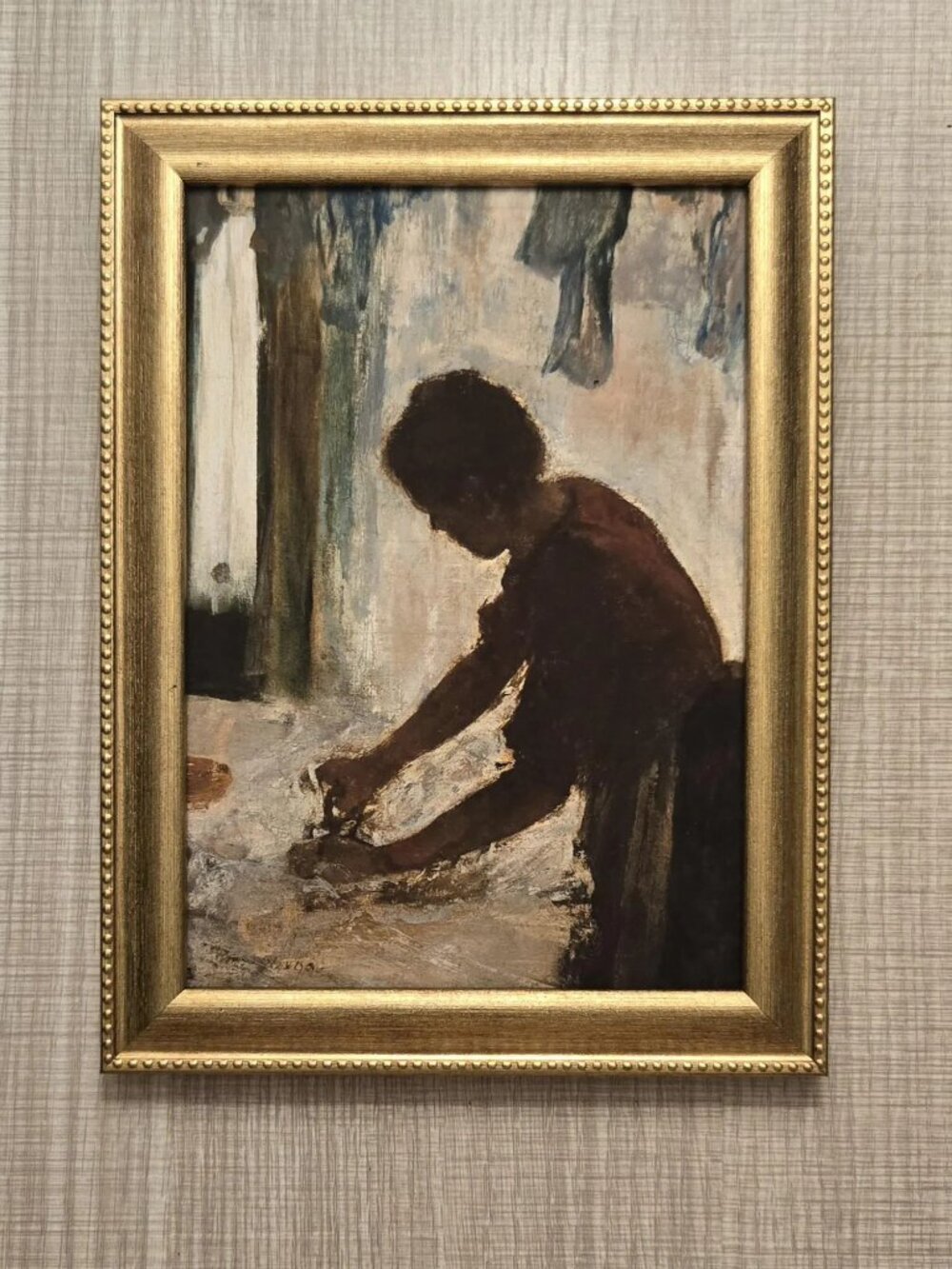 Edgar Degas "A Woman Ironing" Art Reproduction Print